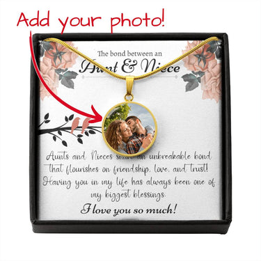 Aunt and Niece Birth Flower Necklace - Love You This Much